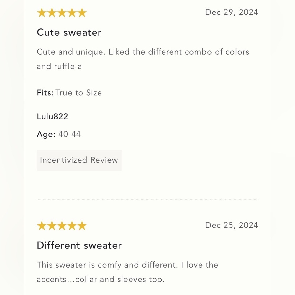 NWT Size M - Anthropologie Maeve Scallop Collared Sweater - Picture 10 of 15